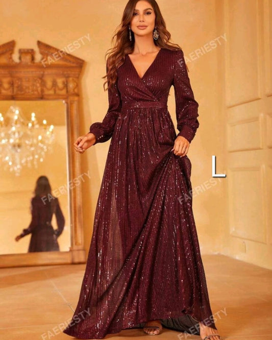 Maroon Gown